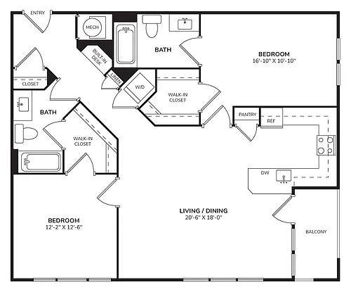Floor plan B21