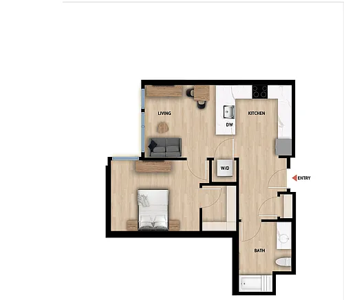 Floor plan A9 MFTE 80