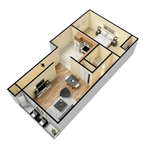 Floor plan 1BRU