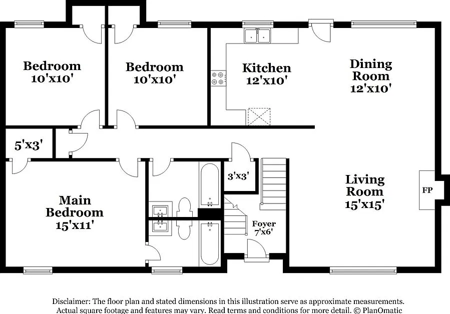 3 bed, 2.0 bath, 1271 sqft, $1,880 — Photo 2