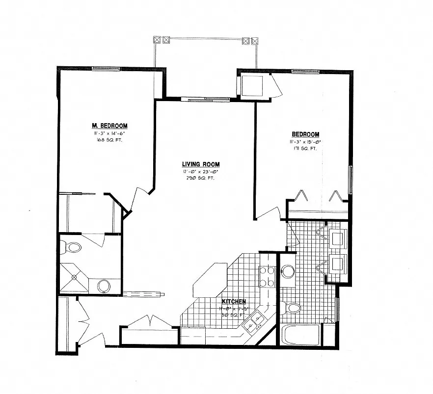 Floor plan Style E