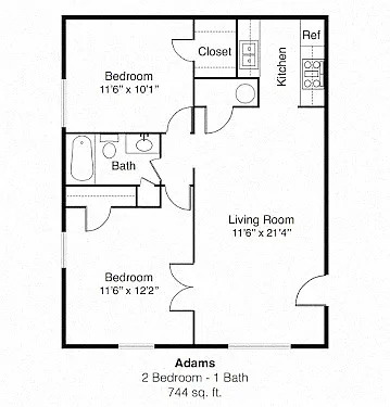 Floor plan Adams