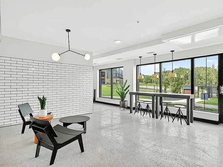 Welcoming pet lounge spaces create a comfortable spot to relax, connect, and spend quality time alongside furry companions.