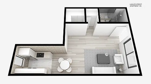 Floor plan Studio