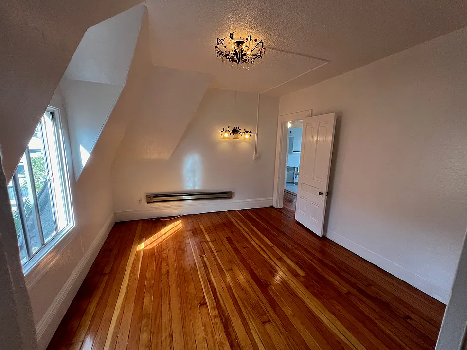 newly varnished wood floors