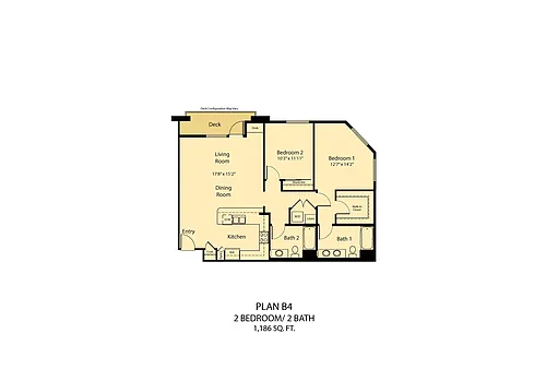 Floor plan Plan B3