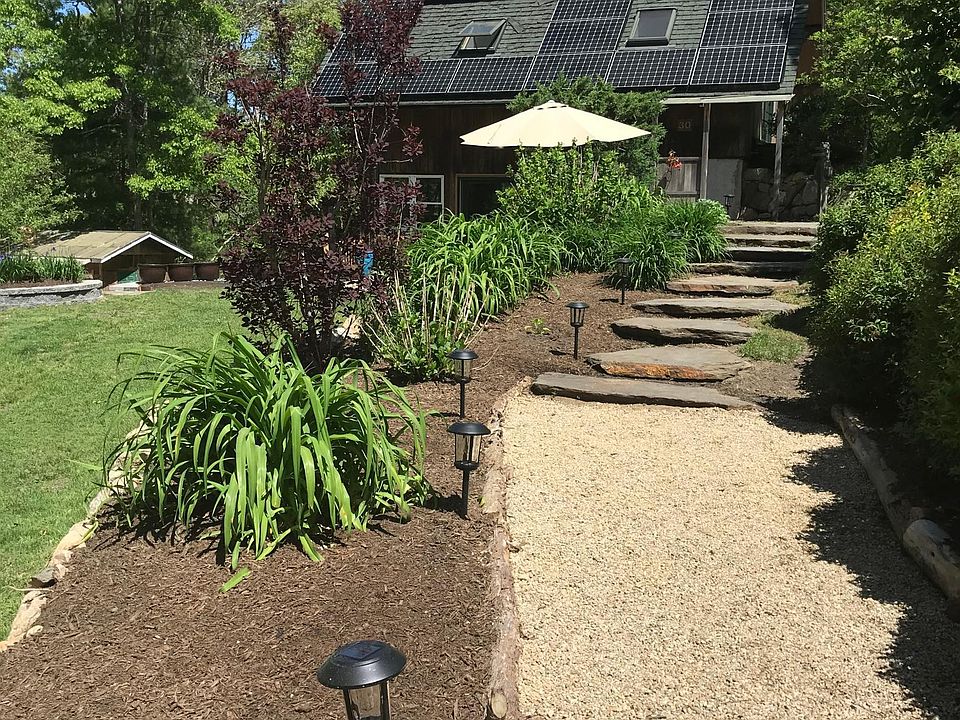 Walk way to entry.