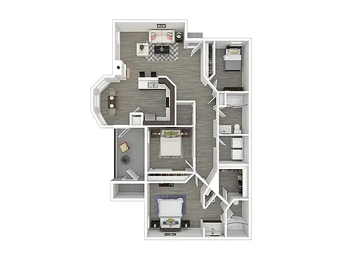 Floor plan 3x2- 1384- Full Renovation