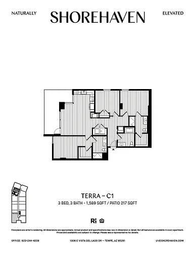 Floor plan Terra - C1