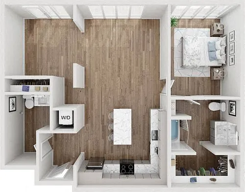 Floor plan Nitrogen Alpha Live-Work