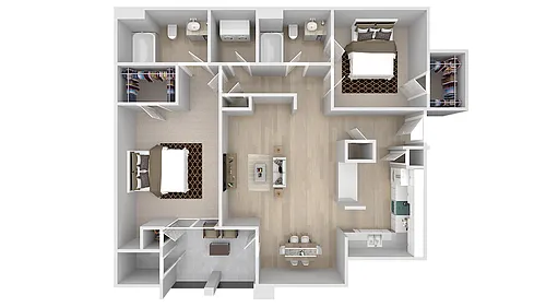 Floor plan 2X2U