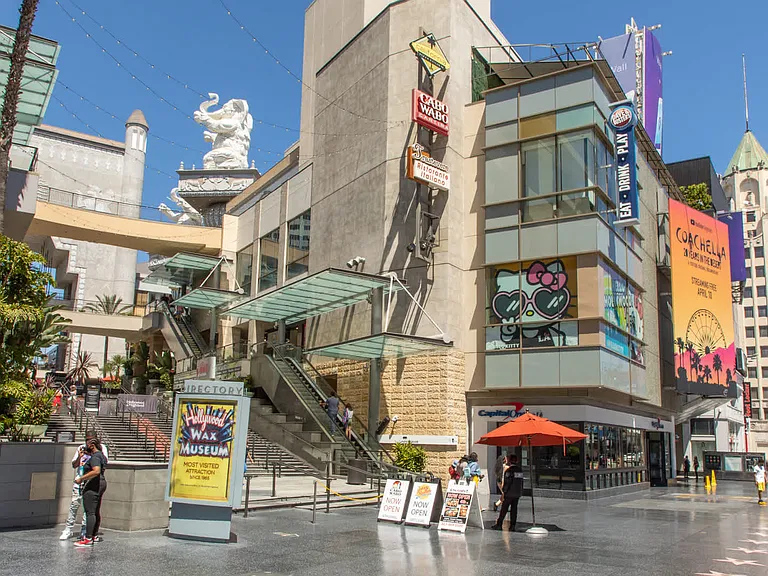 Minutes away from the Hollywood and Highland mall.
