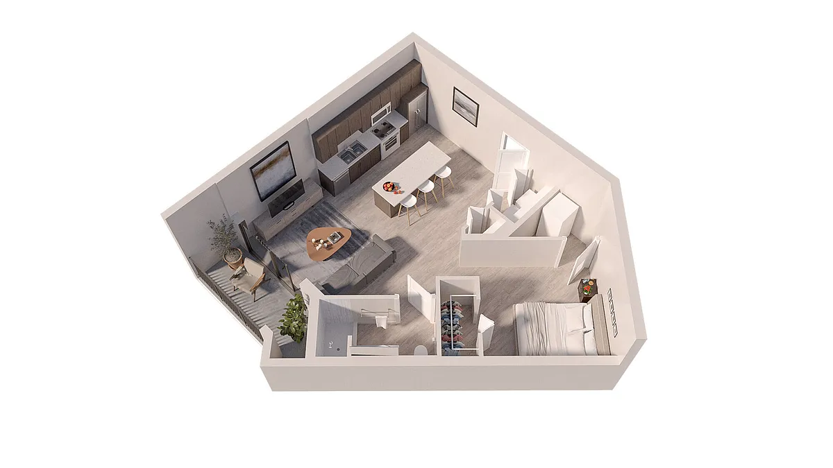 Floor plan Studio A