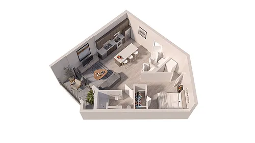 Floor plan Studio A