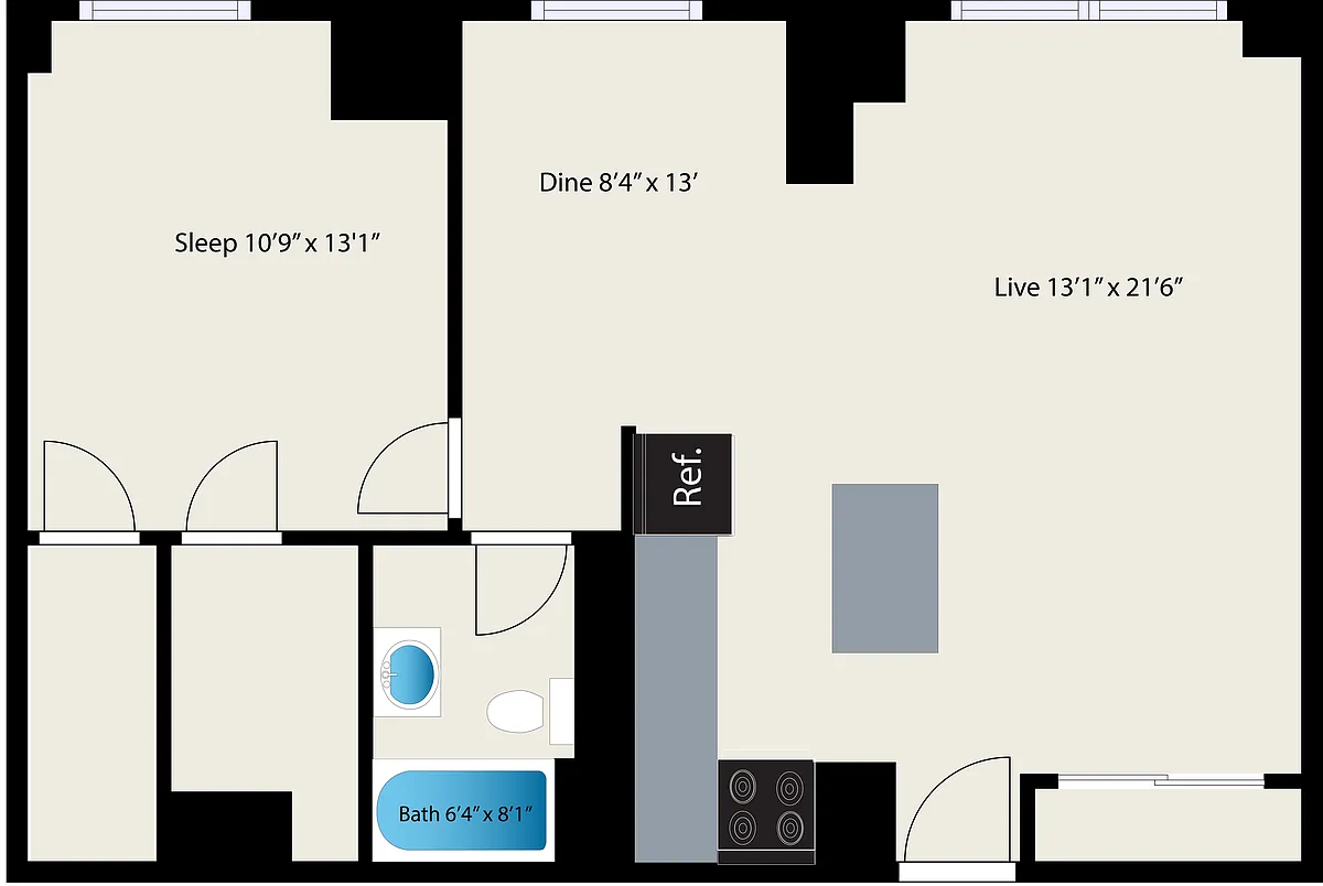 Floor plan A18