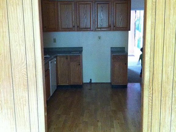 Kitchen view from dining roo