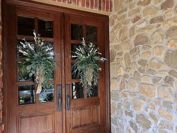 Heavy Mahogany Entrance Door