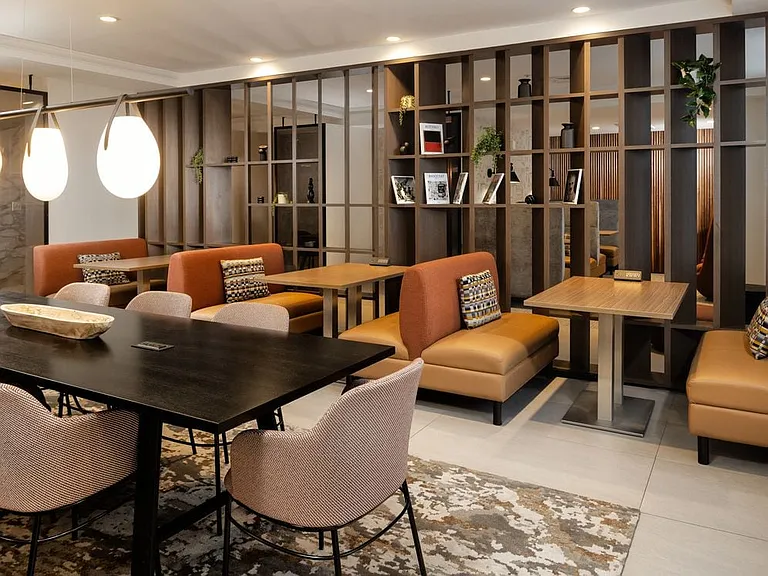 Resident lounge with co-working space