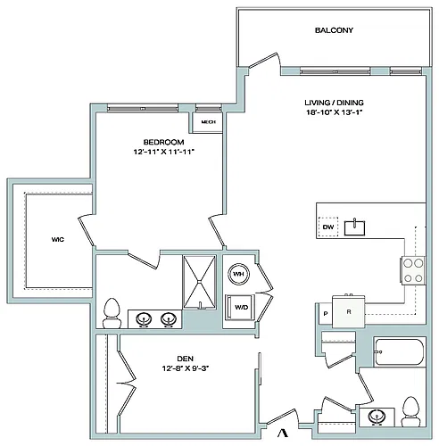 Floor plan A18