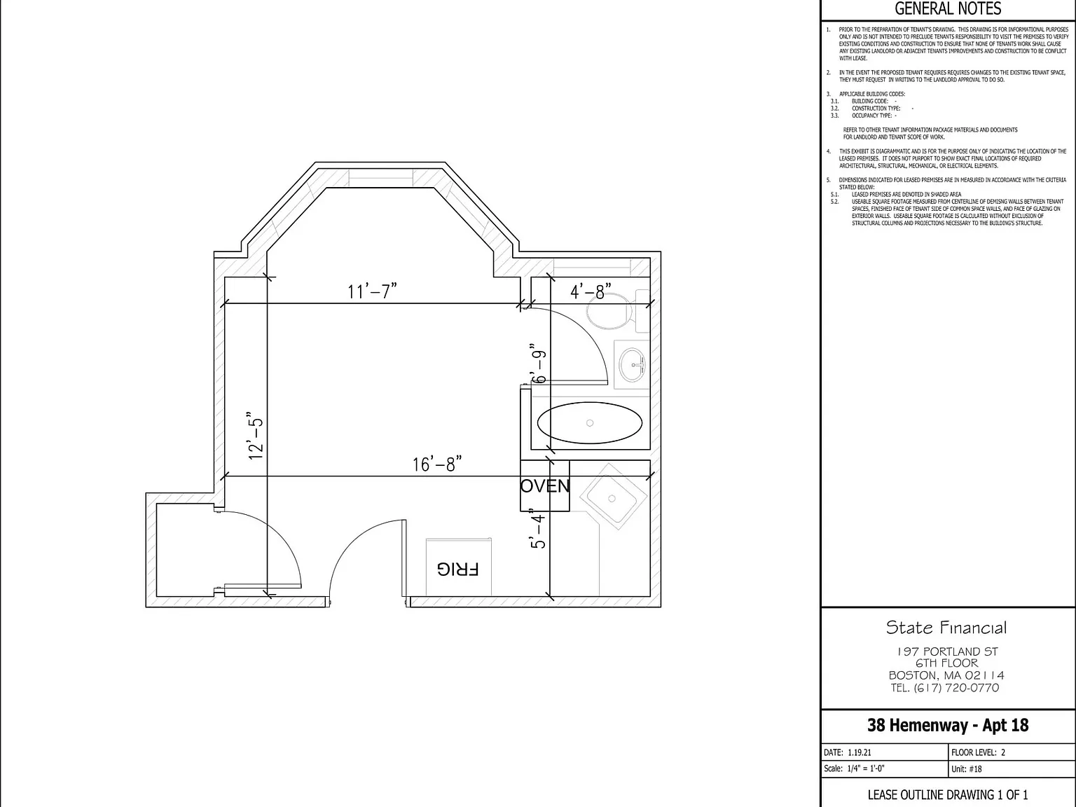 Studio, 1.0 bath, $2,460 — Photo 1