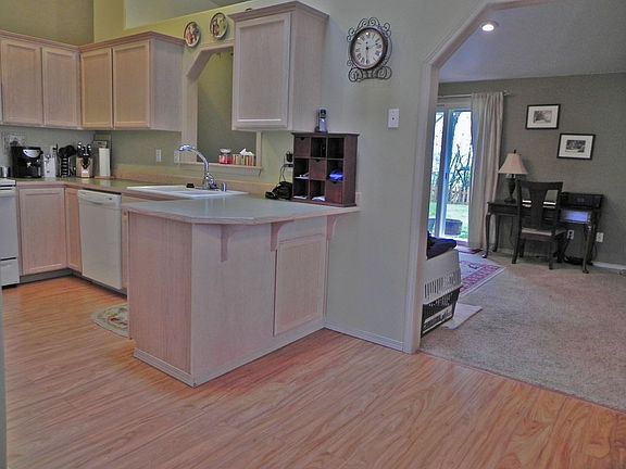 Kitchen looking into family room