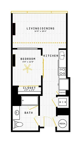 Floor plan Studio-S-03