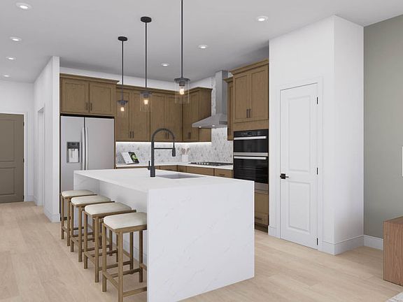 Kitchen Opens to the Gathering Room