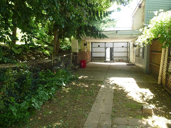 fenced in pation area