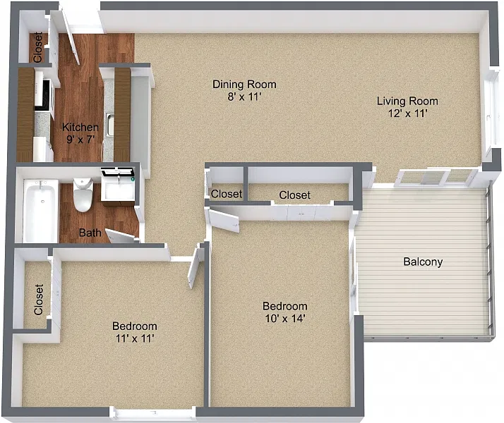Floor plan 740
