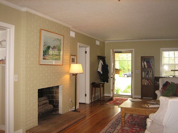 Beautiful Hardwoods & Woodburning Fireplace