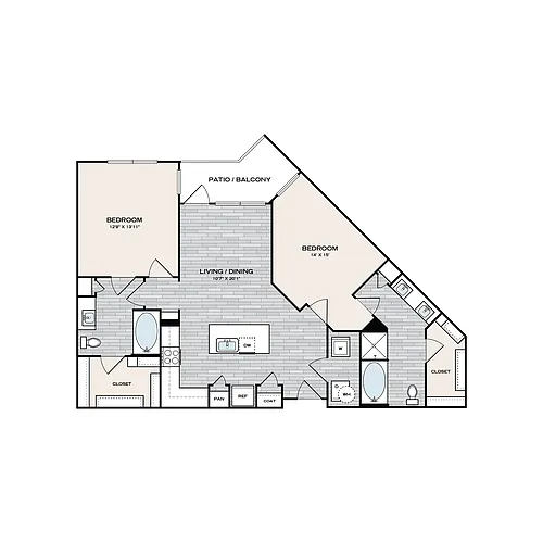 Floor plan B1