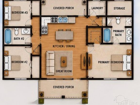 3rd image of 4145 Woodfin Cir