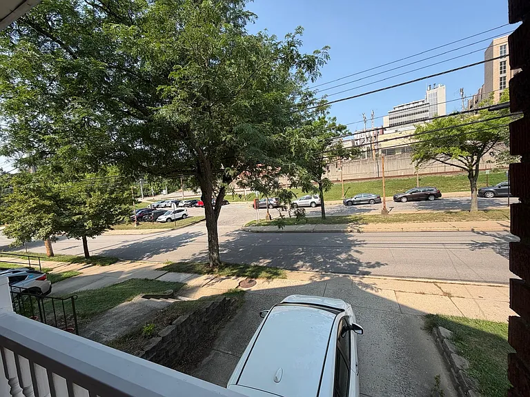 Your own wide driveway. Garage holds 1 car, plus 2 cars fit in the driveway, plus a visitor parking pass for an impressive 4 cars total in Mount Lebanon!