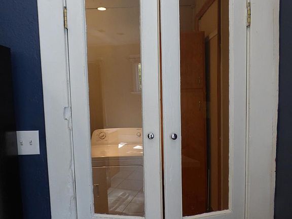 Door to the back deck