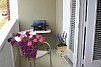 Balcony is pleasant area for plants or grilling
