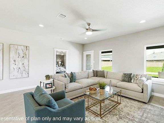Sample of layout of living room