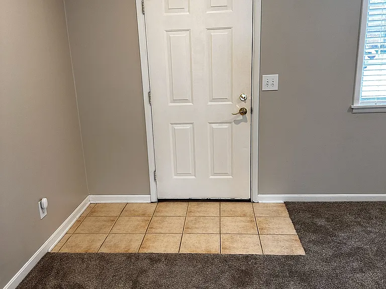 Front door and landing.