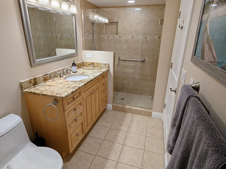 Bath room #2 w/ walk in shower.