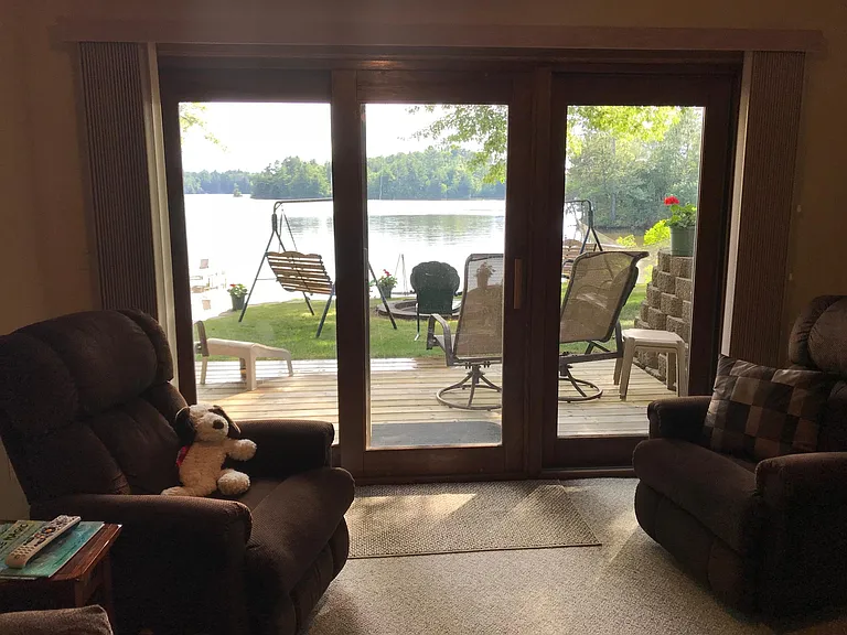 Lower Level walk out to lakeside patio
