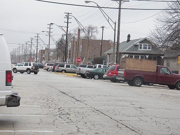 Parking both in front of the location and the rear