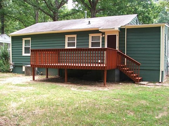 View to rear of house.