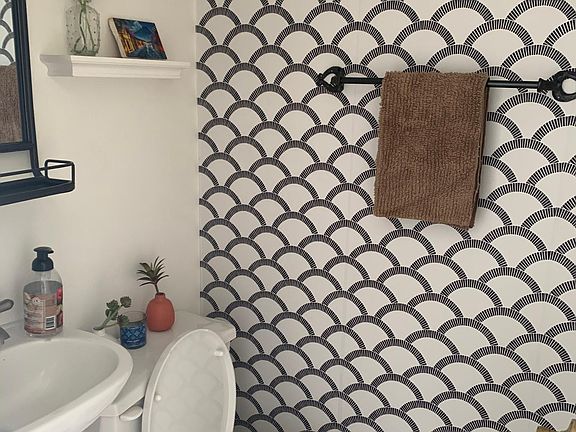 Downstairs half bath