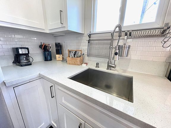 Kitchen with deep sink