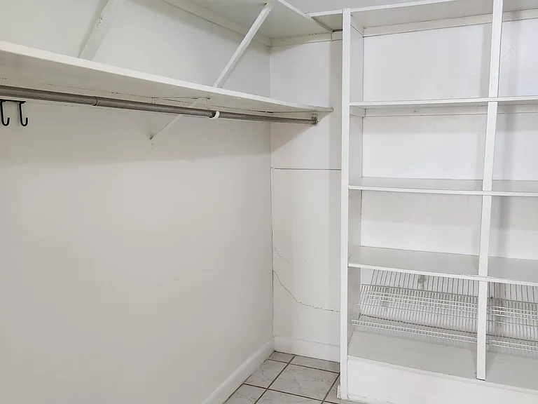 Master bedroom walk-in closet
