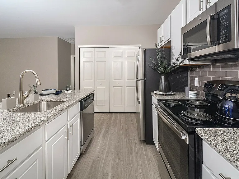 Renovated Kitchen with Stainless Steel Appliances