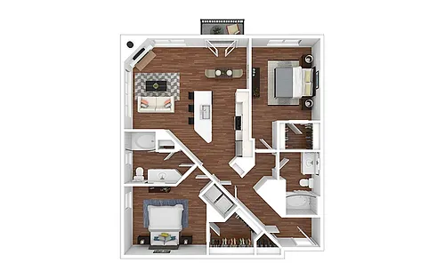 Floor plan Ruby - Renovated