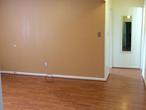 living room left side, hallway to bedroom and bath