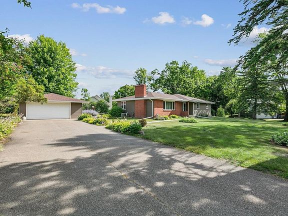 Detached 2 car garage located on the west side of the home.