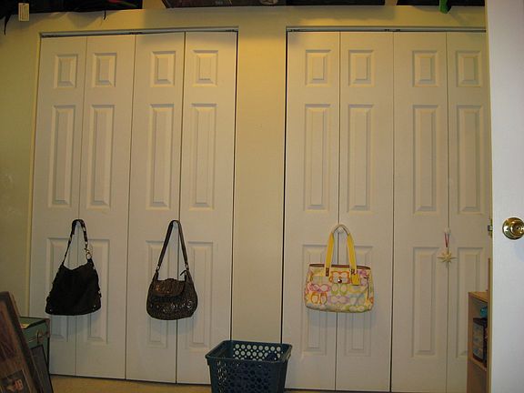 Master bedroom double closet