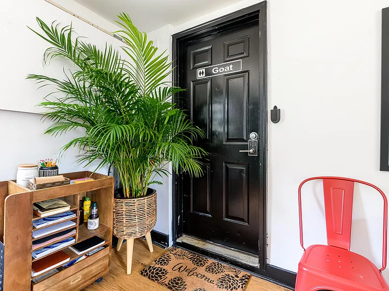 Entrance door to apartment